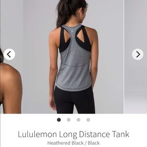 Lululemon long distance tank